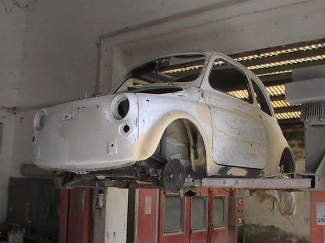 Elaborazione fiat 500 d'epoca